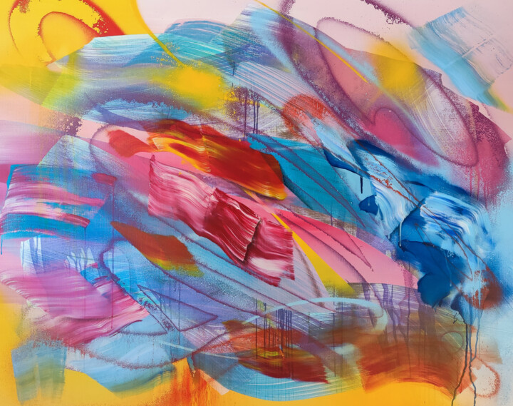 Let's Do It Again 绘画, 43.3x55.1 in