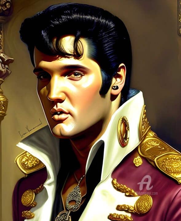 Elvis Presley the king Digital Arts