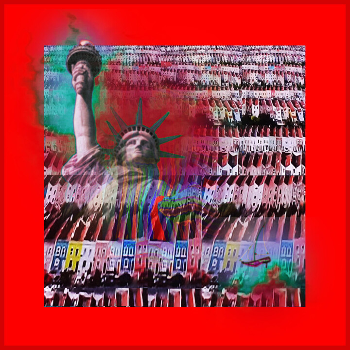 Digital Arts titled "Painting Green" by Phillip Reese, Original Artwork, Digital Painting