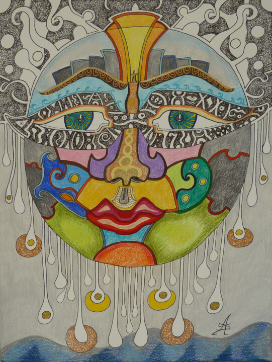 图画,  18.9x14.2 in 