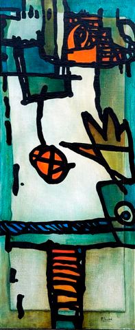 Peinture intitulée "Sans titre" par Michel Lienard, Œuvre d'art originale