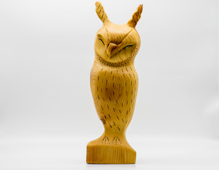 GRAND DUC 雕塑, 12.6x3.5 in