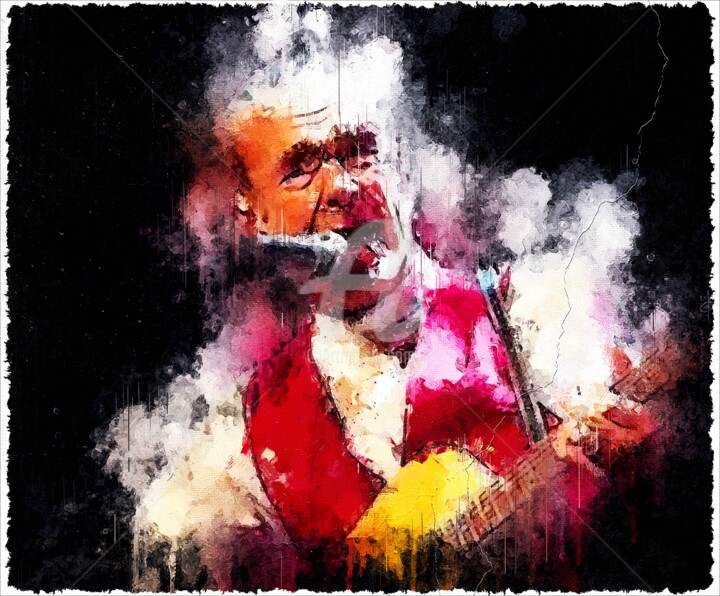 "Francis Rossi 001" başlıklı Dijital Sanat Leonardo Lillian tarafından, Orijinal sanat, Dijital Resim