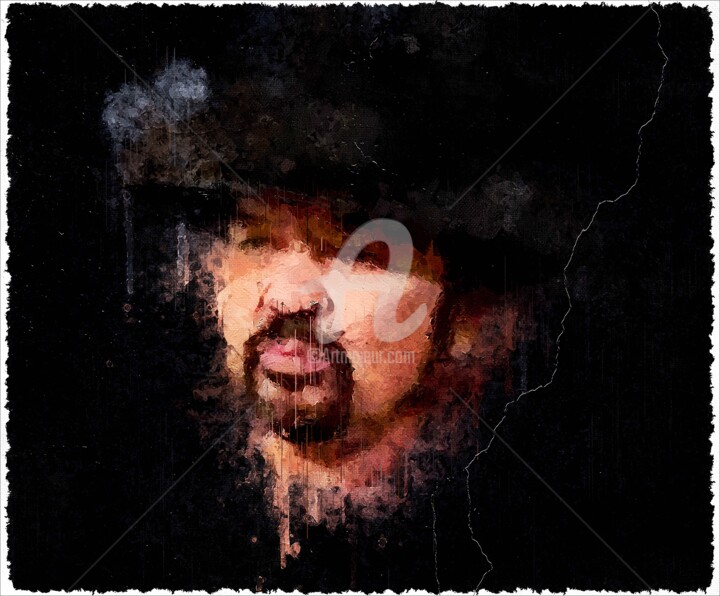 "Gary Rossington 001" başlıklı Dijital Sanat Leonardo Lillian tarafından, Orijinal sanat, Dijital Resim