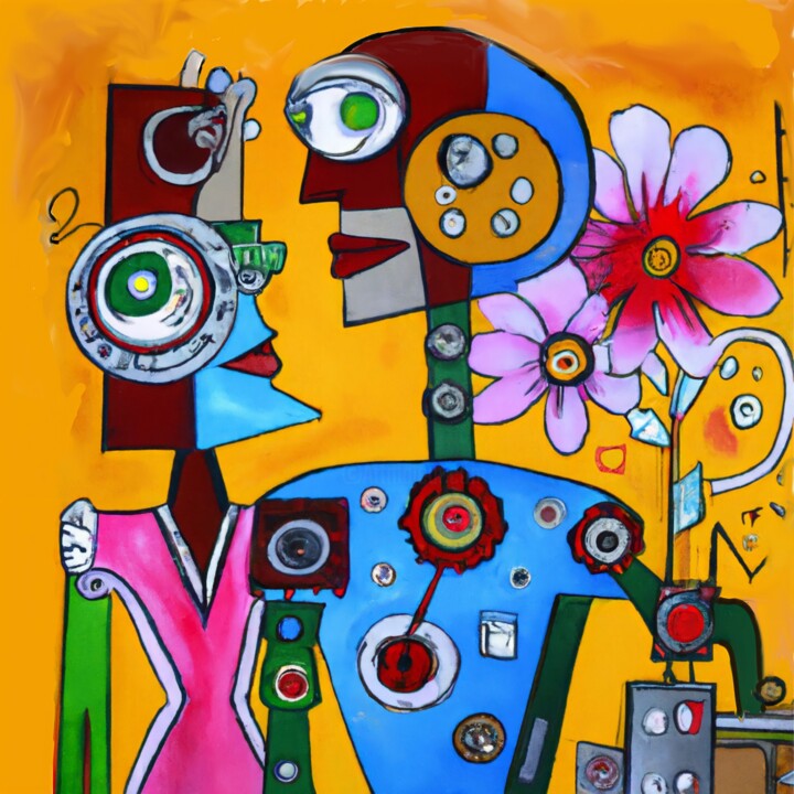Love me baby 绘画, 39.4x39.4 in