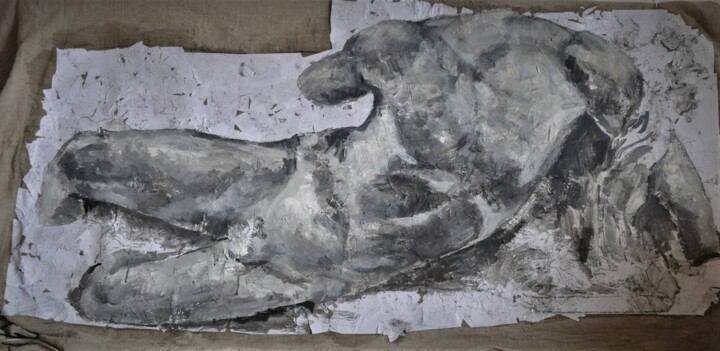 绘画,  23.6x47.2 in 