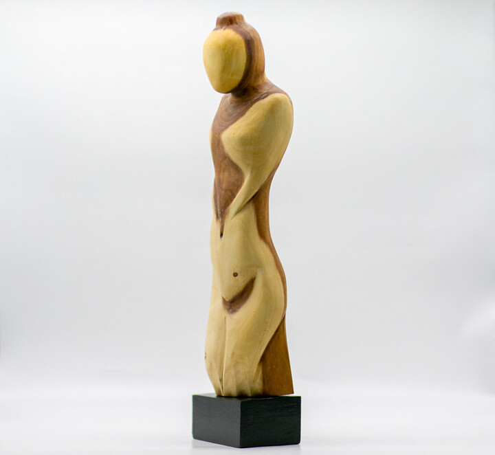 FEMME ABSTRAITE ASIATIQUE 雕塑, 12.6x3.5 in