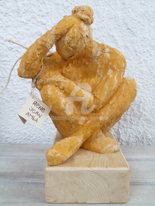 la femme intelligentes 雕塑, 11x8.7 in