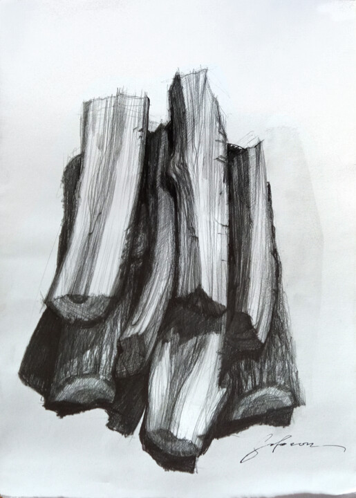 Firewood01 图画, 16.1x11.8 in