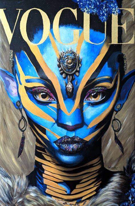 Avatar - VOGUE 绘画, 35.4x23.6 in
