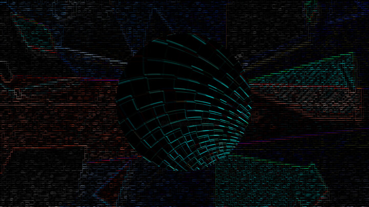 Digitale Kunst getiteld "a point in fragment…" door Ariel Velez, Origineel Kunstwerk, 2D Digital Work