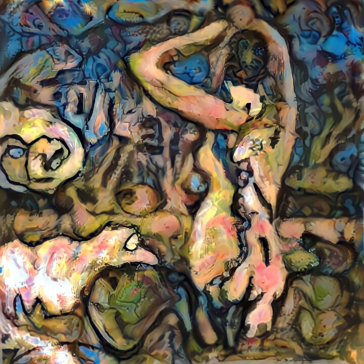 绘画,  39.4x39.4 in 