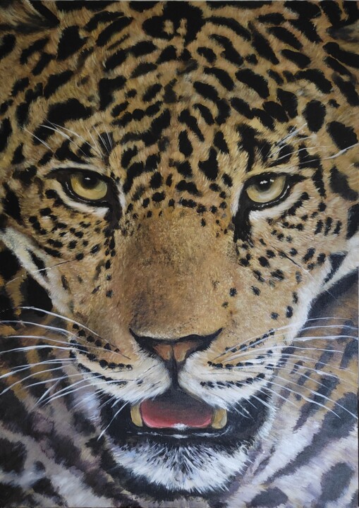 Onça Pintada 2 绘画, 27.6x19.7 in