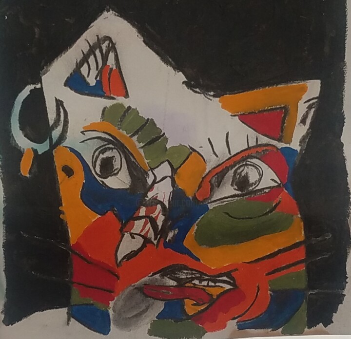 Chat 绘画, 15.8x17.7 in