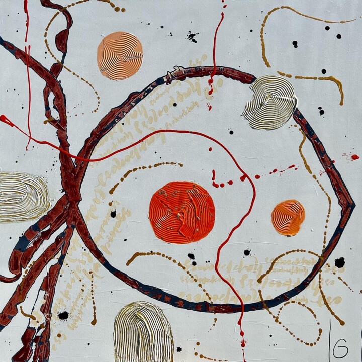 LoVe is All 1 绘画, 47.2x47.2 in