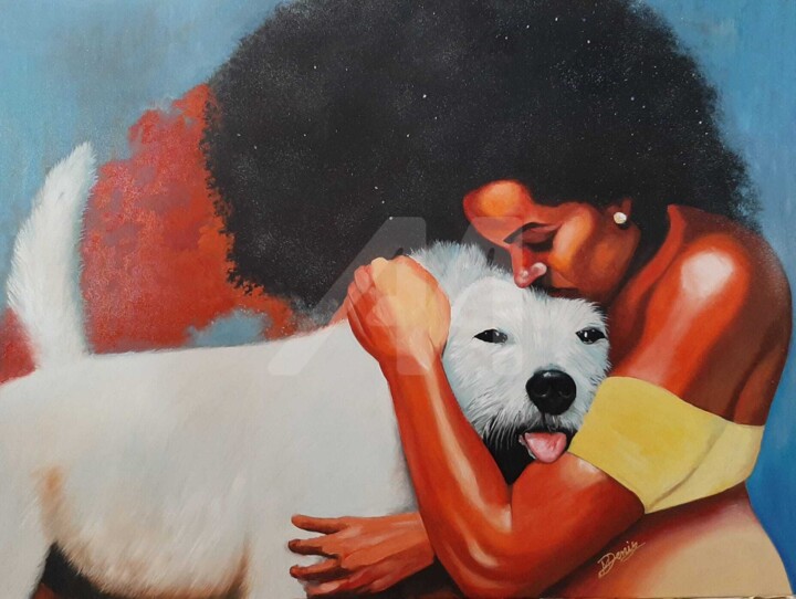 Good boy 绘画, 35.4x47.2 in