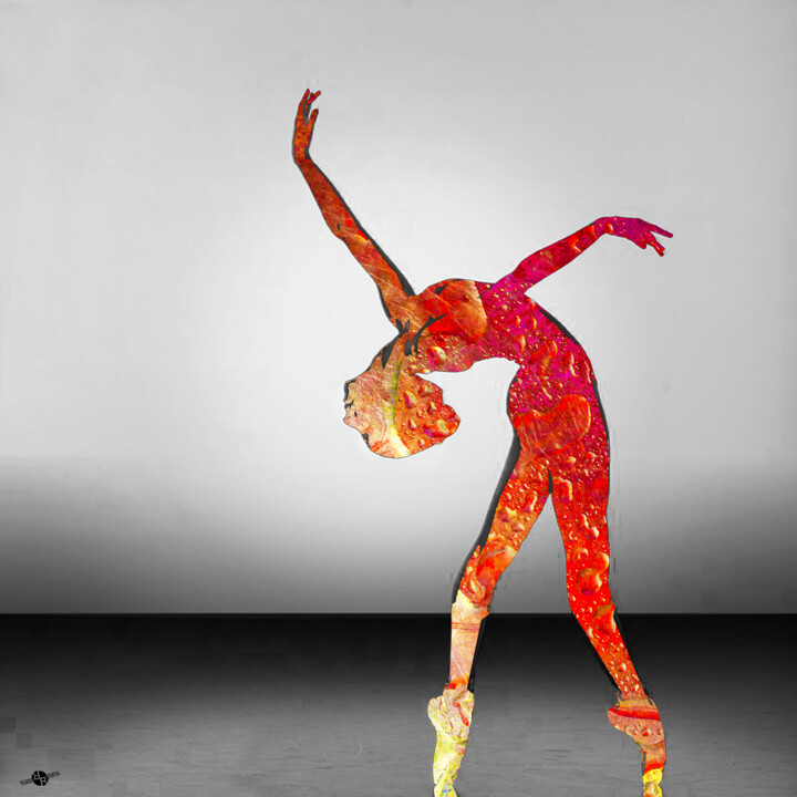 Dancer 绘画, 20x20 in