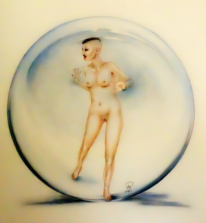 图画,  15.8x15.8 in 