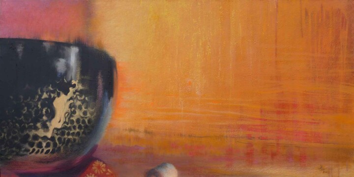 Grande cloche 绘画, 21.7x43.3 in