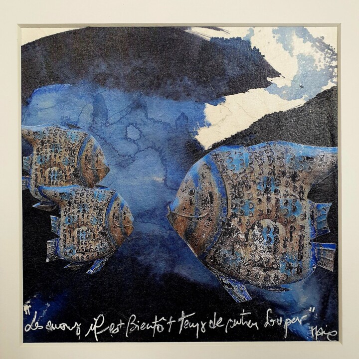 Les belles familles 1 绘画, 7.9x7.9 in