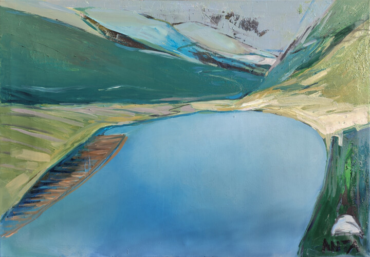Landscape 18 绘画, 27.6x39.4 in