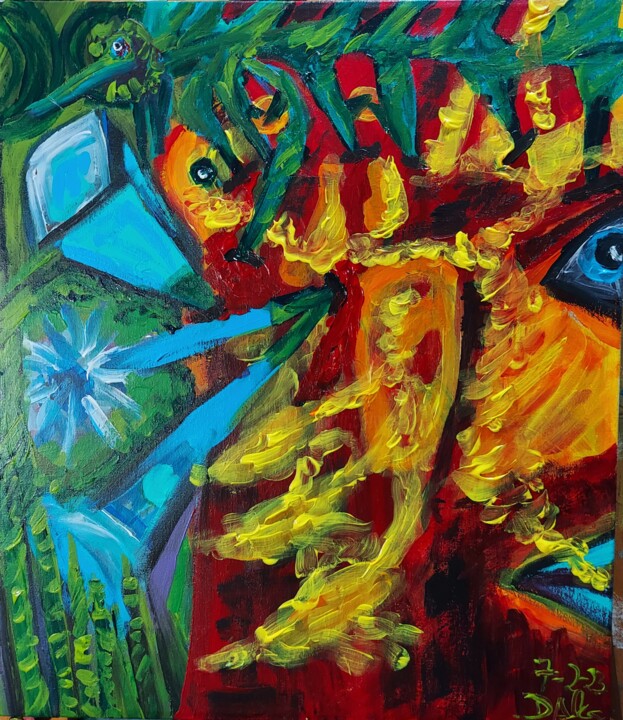 El Cristo de dalca 绘画, 21.7x18.1 in