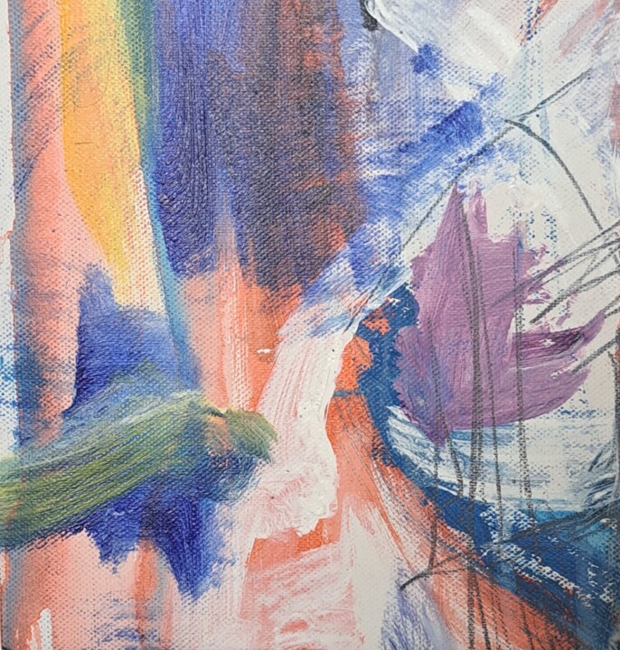 Reliques 5 绘画, 7.9x7.9 in