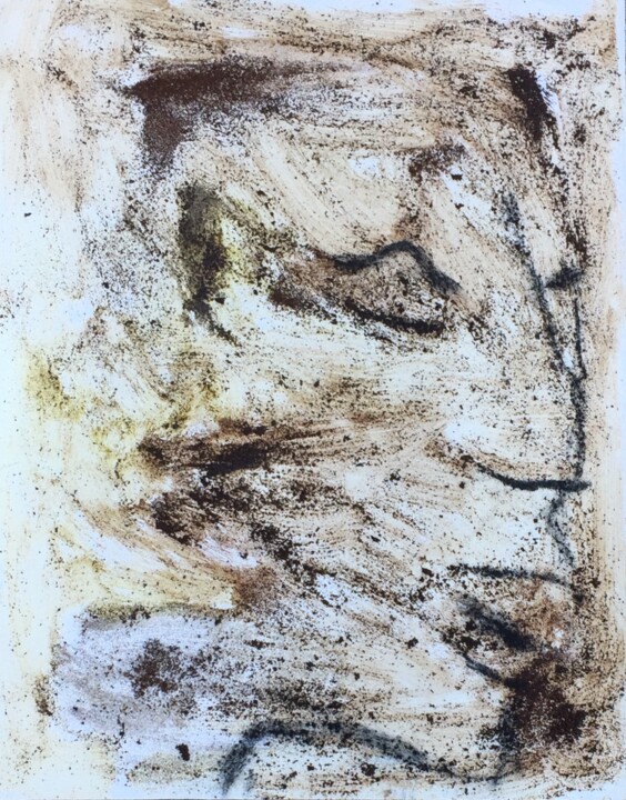 Sans titre 25 绘画, 25.6x19.7 in