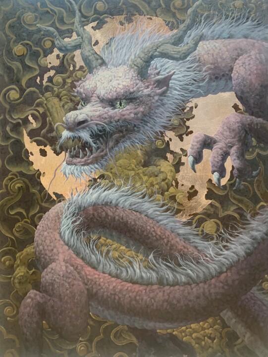 溯古-辰龙 미술작품, 47.2x35.4 in