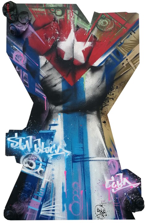 stop blocus 绘画, 47.2x29.5 in