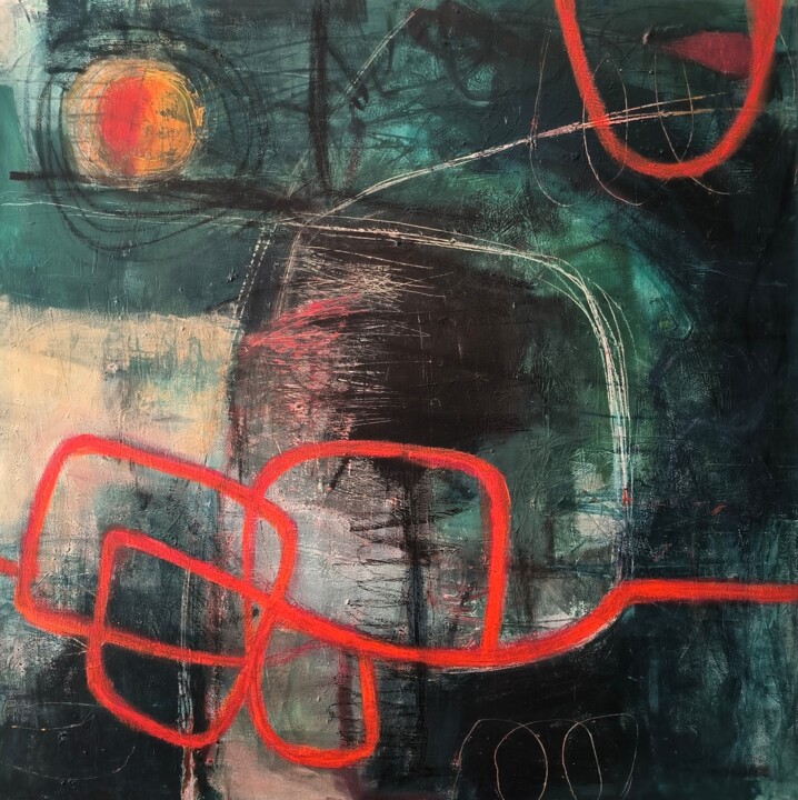 绘画,  39.4x39.4 in 