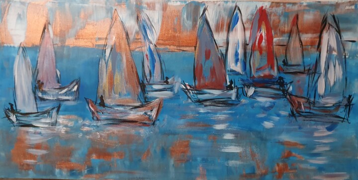 绘画,  19.7x39.4 in 