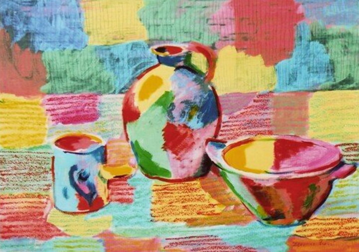 Arts numériques intitulée "Le lait est versé" par Stephane Pruvot, Œuvre d'art originale, Peinture numérique