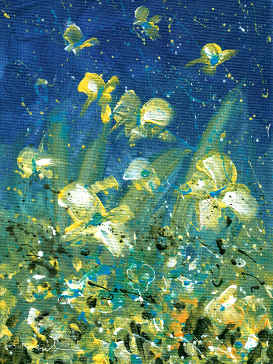 Fly With Me 01 绘画, 7.9x5.9 in