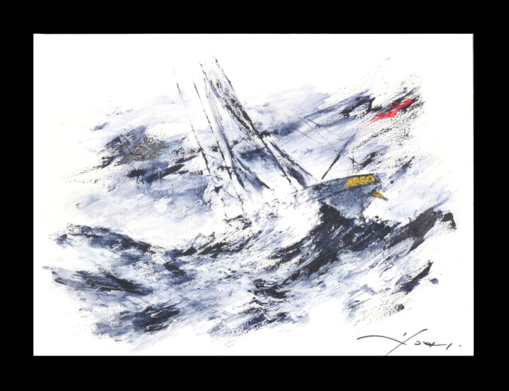 489_Hurrican 绘画, 21.3x28.4 in