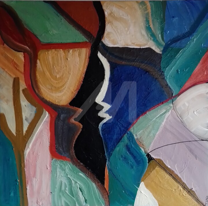 Meet The Family 绘画, 22.4x22.4 in