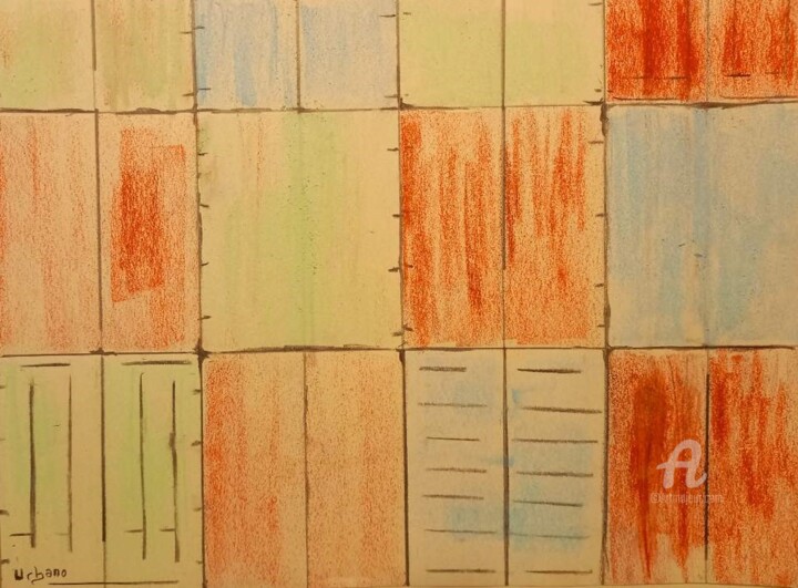 Conteneurs maritimes 图画, 11.8x16.1 in