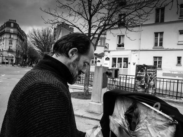 Photographie intitulée "A l'ancienne" par Michel Babkine, Œuvre d'art originale, Photographie numérique