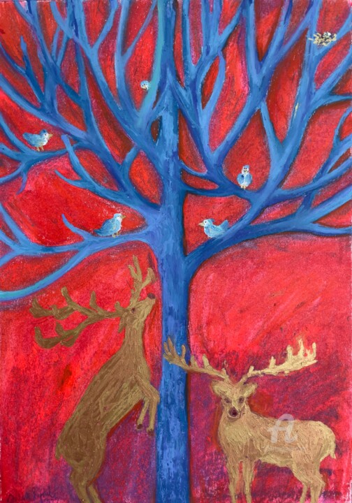 The world tree 图画, 16.5x11.7 in
