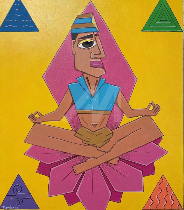 «Шанти» 绘画, 27.6x23.6 in