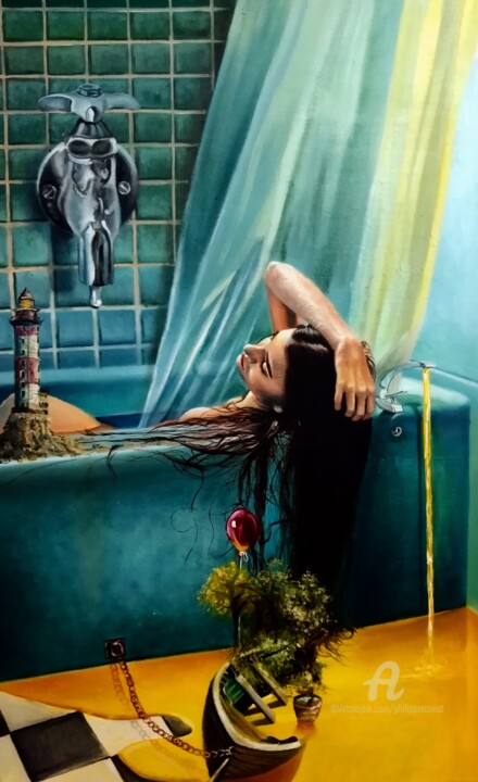 Soledad abrupta 绘画, 31.5x19.7 in