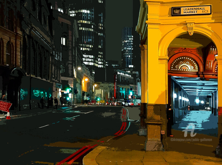 Leadenhall Market-A-London Fotoğraf, 23,6x35,4 in