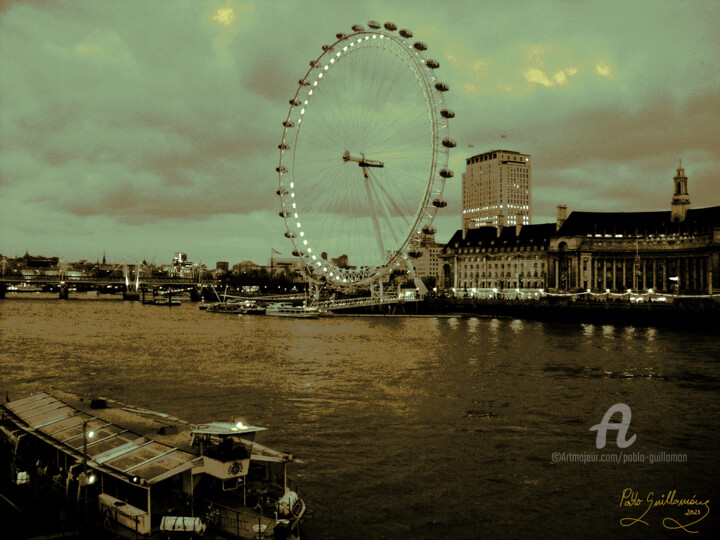 London Eye-1 Fotoğraf, 31,5x47,2 in
