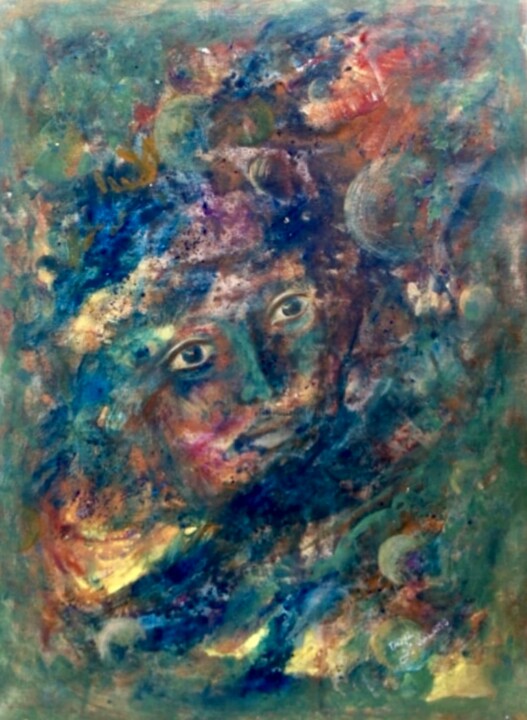 In Cosmos 绘画, 23.2x17.3 in