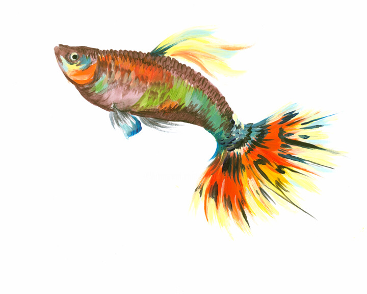GUPIK 4 绘画, 8.3x10.2 in