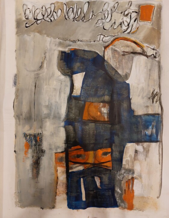 la 3ème guerre mondiale est là... 绘画, 32.7x23.2 in