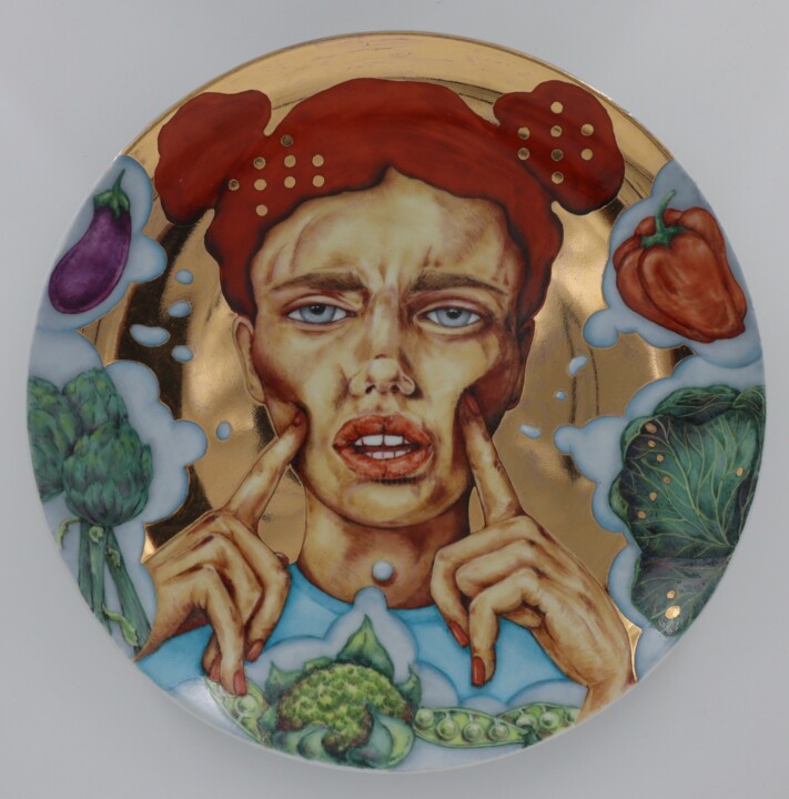 Woman on diet 1 雕塑, 10.4x10.4 in