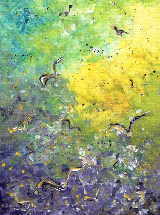 Fly With Me 05 绘画, 11.8x9.1 in