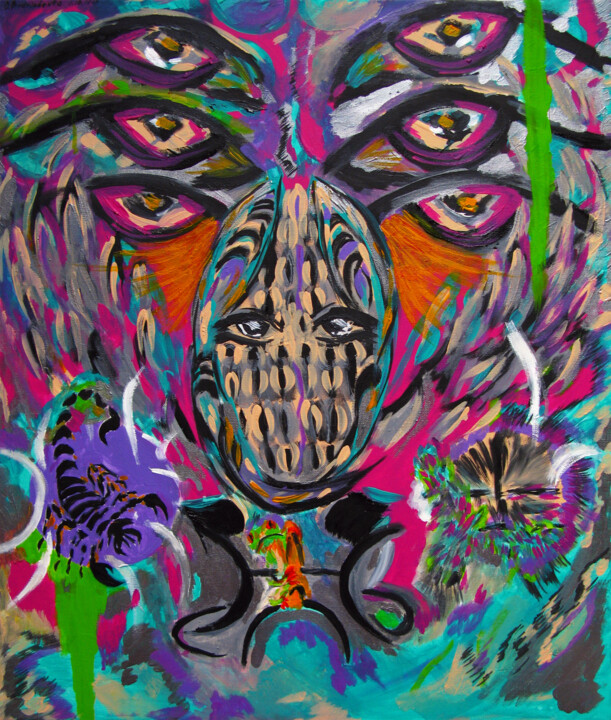 Hypnosis: the first incarnation 绘画, 27.6x23.6 in