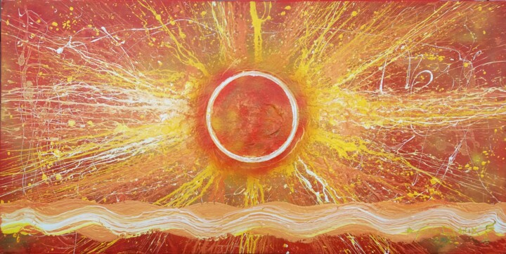 SOLE ROSSO 绘画, 23.6x47.2 in